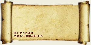 Anđela Brzaković vizit kartica